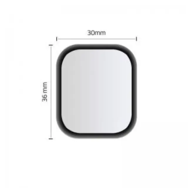 Hybrid Nano Glass Hofi Pro+ Apple Watch SE 3/ SE 2/ SE/ 6/ 5/ 4 40mm Μαύρο (1 τεμ.) N59286 3