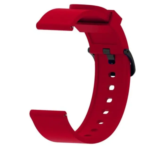 OEM Λουράκι Σιλικόνης για Amazfit Bip/ Galaxy Watch 42mm/ Vivoactive 3/Vivomove (Fits all 20mm) - Red