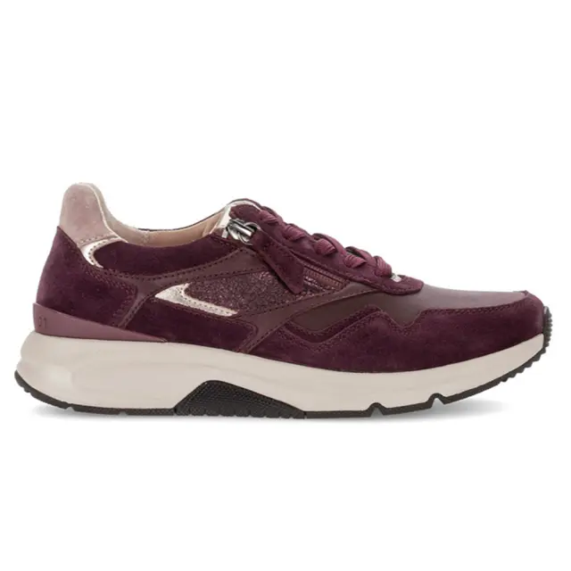 Gabor Sneakers Γυναικείο δέρμα/δέρμα Nubuck Μπορντώ GAB/76896 011-MERLOT - 39