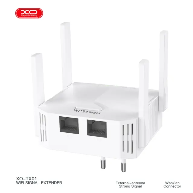 XO TX01 Repeater 1200M (EU) & Router 100M 2 σε 1 16.013.0001 3