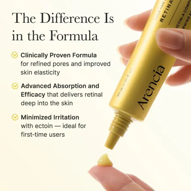 Arencia Retinal Booster Shot Pore-Refining Retinal Serum Ενισχυμένος Ορός Νυκτός, 30ml 3