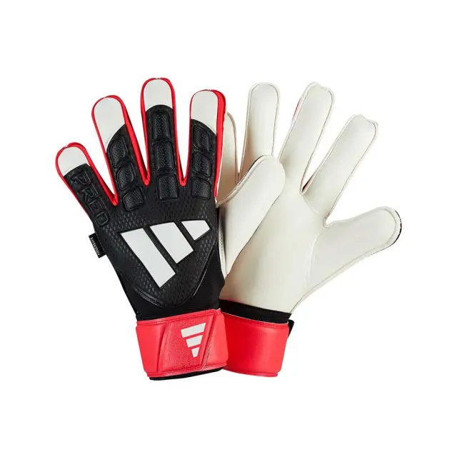 adidas Performance Kids Predator Match Fingersave Goalkeeper Gloves Μαύρο KR0470 (adidas Performance)