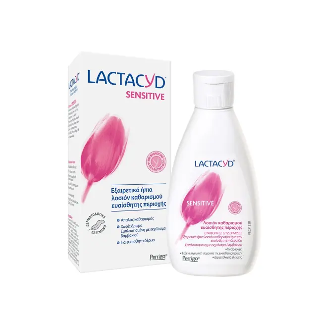 Lactacyd Sensitive Λοσιόν Καθαρισμού Ευαίσθητης Περιοχής 200ml