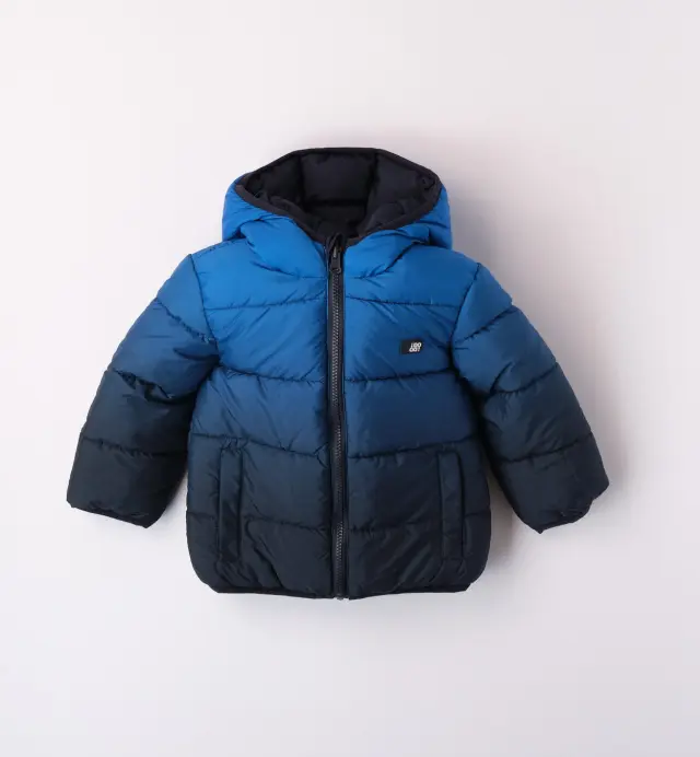 PADDED JACKET THERMAL FABRIC ROYAL BLUE-NAVY BLUE