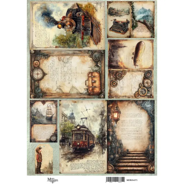 Ριζόχαρτο Maja's Memories, 22.5x32cm, Travel postcards, MDRA4371