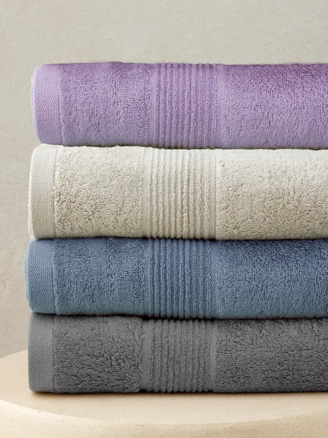 Πετσέτα Χεριών Towels Collection VINS Πετσέτες Μπάνιου 70x140 LILAC 2