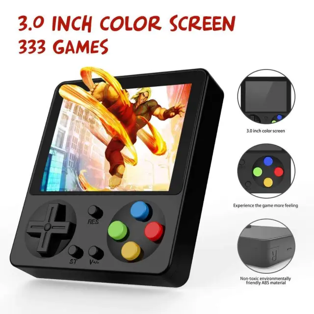 Ρετρό κονσόλα ruihoxin handheld game console 333 classic games 3.0 inch