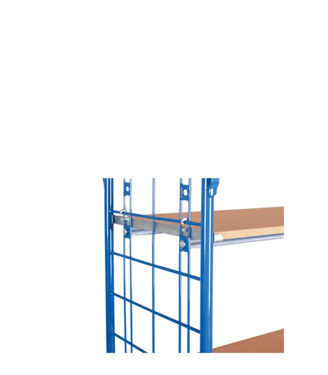 Variofit sw-700.280 Τρόλεϊ Μεταφοράς 4 Επιπέδων με Χειρόφρενο για Φορτίο Βάρους ως 500kg 3