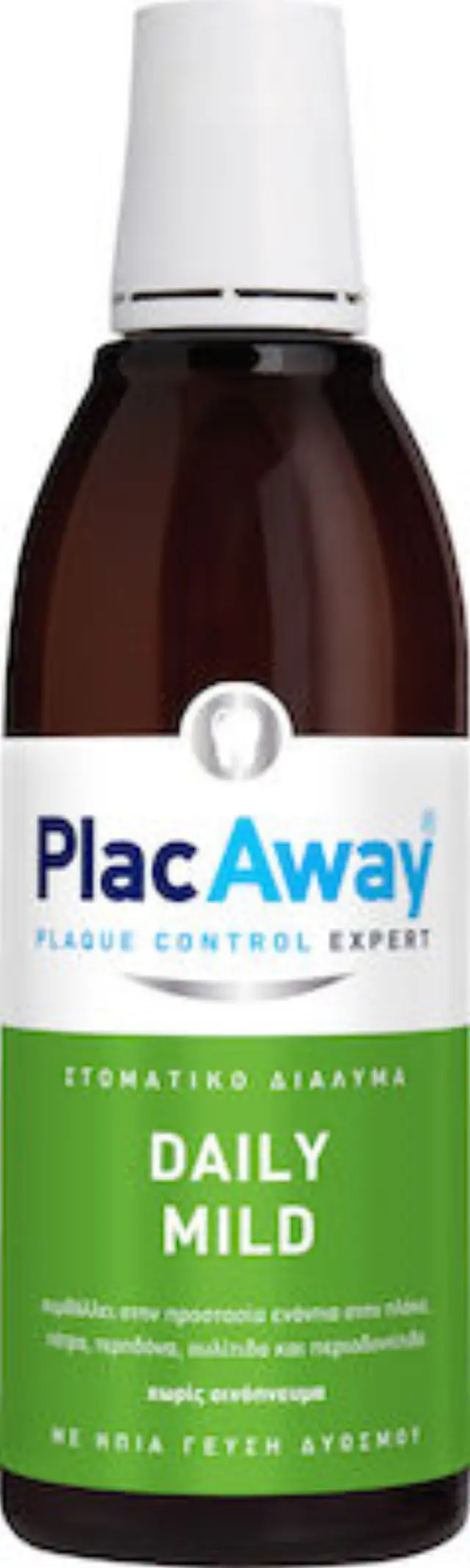 PlacAway Daily Mild με Ήπια Γεύση Δυόσμου Στοματικό Διάλυμα Καθημερινής Προστασίας με Ήπια Γεύση Δυόσμου 500ml 2