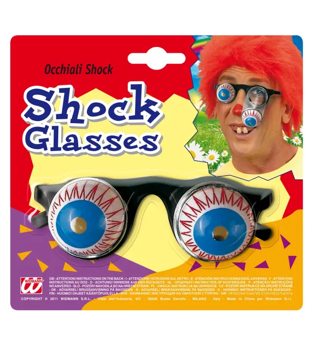 Αποκριάτικο Αξεσουάρ Γυαλιά Shock (Widmann) (W-4854O) 2