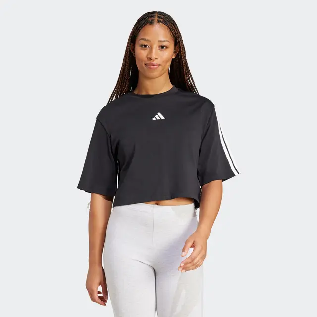 adidas Sportswear Essential 3-Stripes Γυναικείο T-Shirt JD1998 - XS