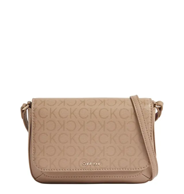 Τσάντα CALVIN KLEIN CK Must Epi Monogram 10633 Μπεζ