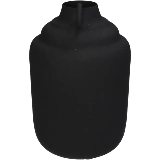 Βάζο Μαύρο Μέταλλο 13x13x19.5cm 2
