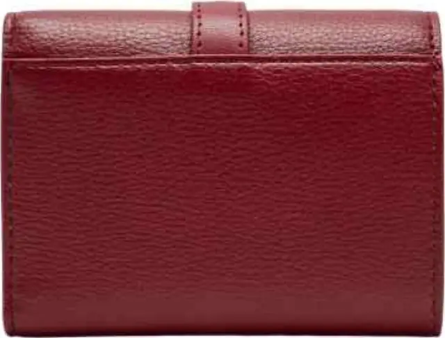 Tommy Hilfiger Γυναικείο Μικρό Πορτοφόλι TH Buckle Trifold Κόκκινο 2