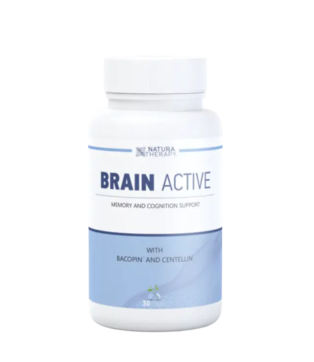 Brain Active — Συμπλήρωμα Διατροφής με Βοτανικά Εκχυλίσματα και Βιταμίνες Β Natura Therapy
