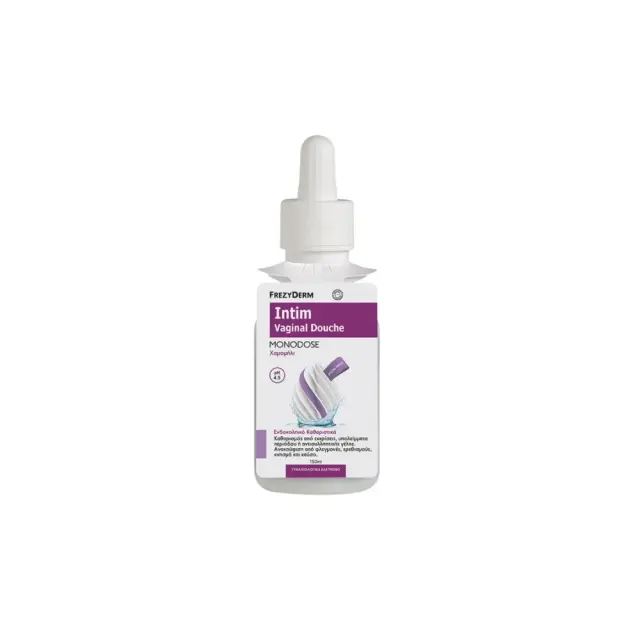 Frezyderm Intim Vaginal Douche pH 4.5, Ενδοκολπικό Υγρό Καθαρισμού για την Ευαίσθητη Περιοχή με Χαμομήλι & Πρεβιοτικά μιας Χρήσης 150ml