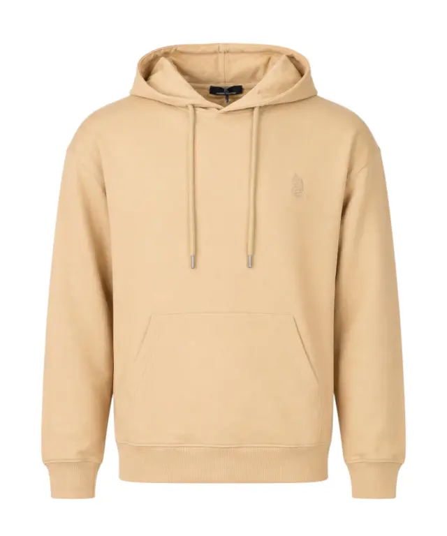 Marina Yachting - Ανδρικό Φούτερ με Κουκούλα FECAP1-BEIGE Μπεζ