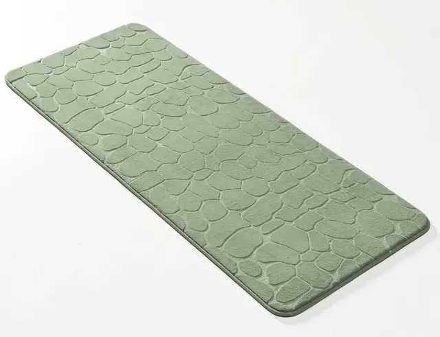 Πατάκι Μπάνιου Ricochet Douceur d'intérieur με memory foam και διαστάσεις 50x120cm - Sage 1802217 3