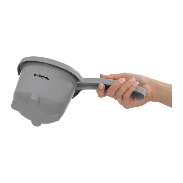 BabyJem Κουβαδάκι Μπάνιου 1L Soft Grey 3