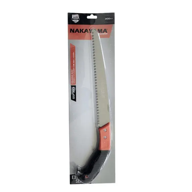 Nakayama SSF353 Πριόνι κλάδου με ίσια λάμα, 300mm - 7τρι 1.0mm, τριπλή οδόντωση και λαβή 2 συστατικών(055549)