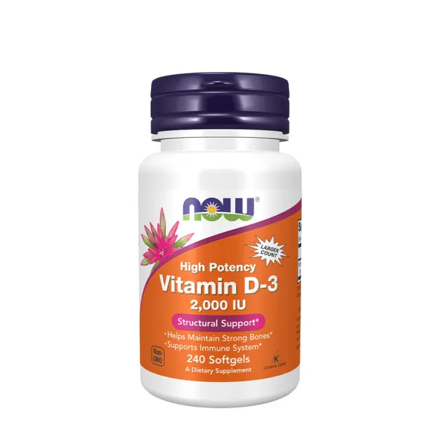 Now Foods Vitamin D-3 2000 IU 240 Softgels