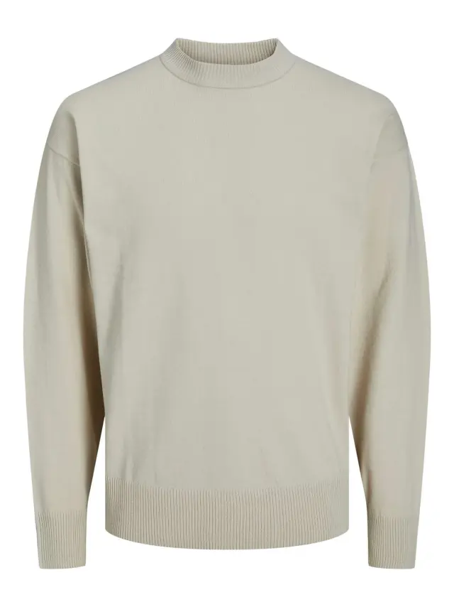 JCOCOLLECTIVE KNIT CREW NECK Moonbeam