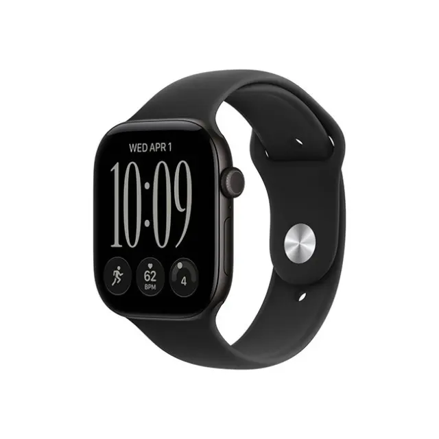 Apple Watch Series 12 GPS 46mm Black Aluminium Case with Black Sport Band S/M (MJEK4MP/A) 2