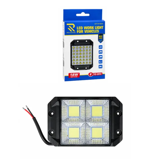 Rchang Προβολέας Εργασίας LED Αυτοκινήτου 18W 10-80V W19669-1 - 18W 10-80V LED Work Light for Vehicles 0111827