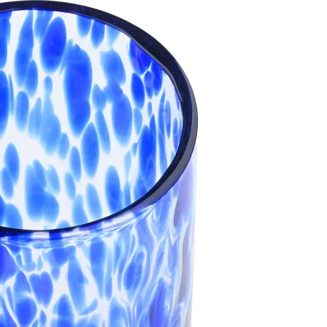 Estia Ποτήρι Νερού Χαμηλό Colorburst Γυάλινο 360Ml Μπλε 3