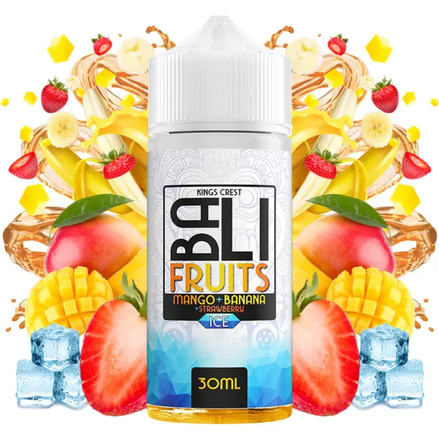Kings Crest Bali Fruits Ice Mango Banana Strawberry 30ml/120ml Flavorshot