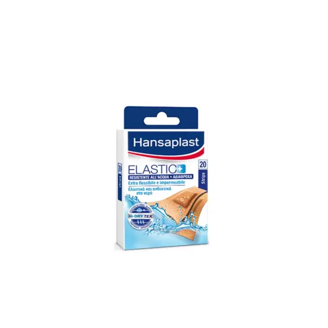 Hansaplast Elastic Waterproof Αδιάβροχο 20Strips