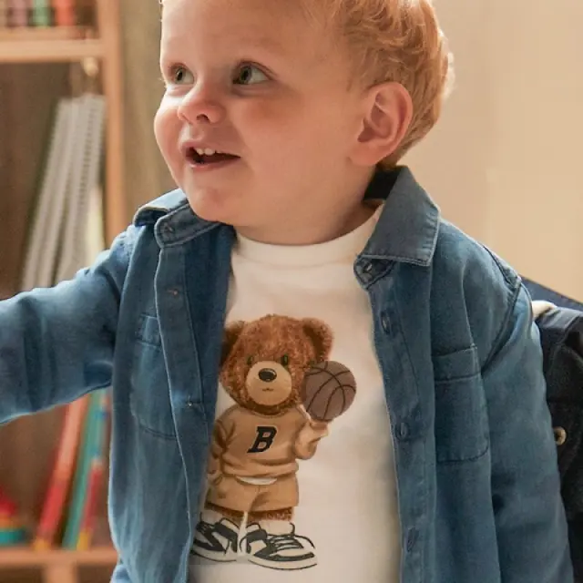 Baby 6 μηνών έως 4 ετών Μπλούζα κρεμ
