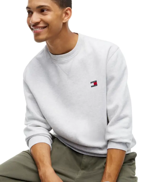 Tommy Hilfiger - Ανδρικό Φούτερ TJM Reg Badge Crew DM0DM23607-P08 Γκρι 3