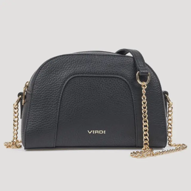 Γυναικεία Τσάντα Χιαστί Verde 16-0008674 Μαύρο - ONESIZE