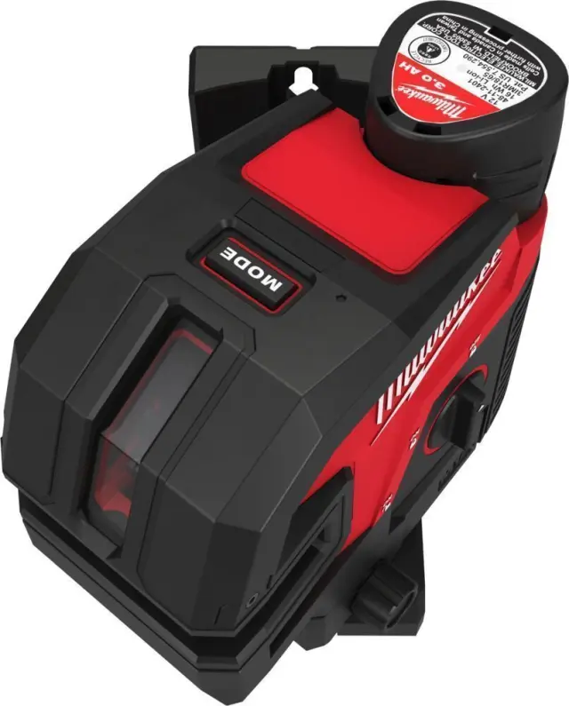 Milwaukee 4933479203 - Πράσινο Laser Σταυρού με 4 Σημεία M12 CLL4P-301C MW με 1 Μπαταρία 3.0Αh (1x 3.0Αh) + Φορτιστή σε Βαλίτσα Μεταφοράς 2
