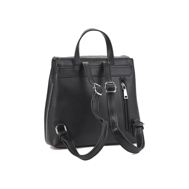 VERDE ΤΣΑΝΤΑ ΠΛΑΤΗΣ-BACKPACK 16-0008747 ΜΑΥΡΟ 3