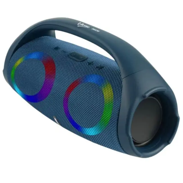 V-TONE BWS205 BL speaker Bluetooth wireless portable blue battery-powered USB microSD AUX MP3 FM 2x5W