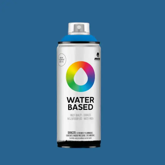 MTN Waterbased Spray Paint 400ml WB4 RV-68 Hope Blue