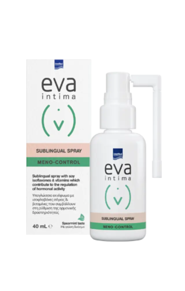 Intermed Eva Intima Sublingual Spray Meno-Control Υπογλώσσιο Εκνέφωμα Για Την Ρύθμιση Της Ορμονικής Δραστηριότητας 40mL