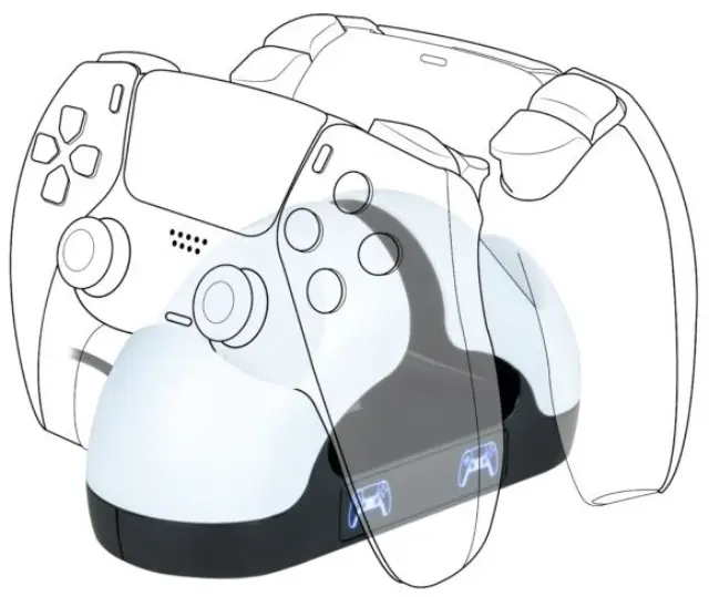 Nacon Playstation Vr2 Dual Charger For Dualsense -Ps5 - PlayStation 5