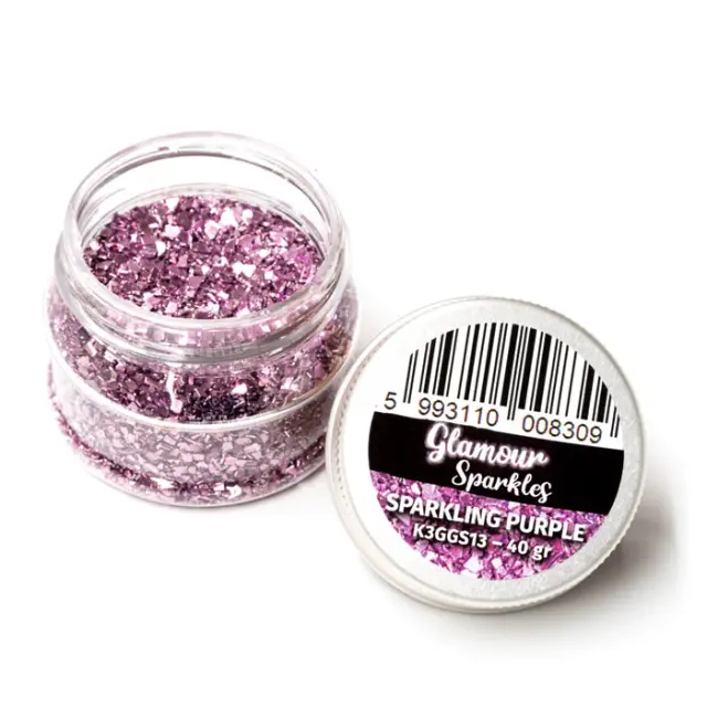 Stamperia Glamour Sparkles - Sparkling Purple - 40gr