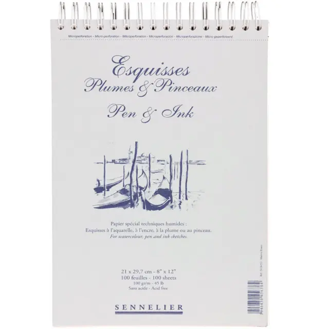 Μπλόκ Sennelier Esquisses για Μολύβι & Μελάνια, A4 (21x29.7cm) - 100 Φύλλα