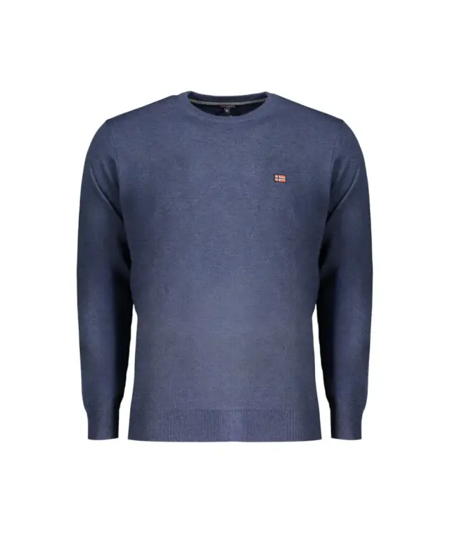 Norway Nautical School - Ανδρικό πουλόβερ Crewneck 833101-DENIM Μπλε - S