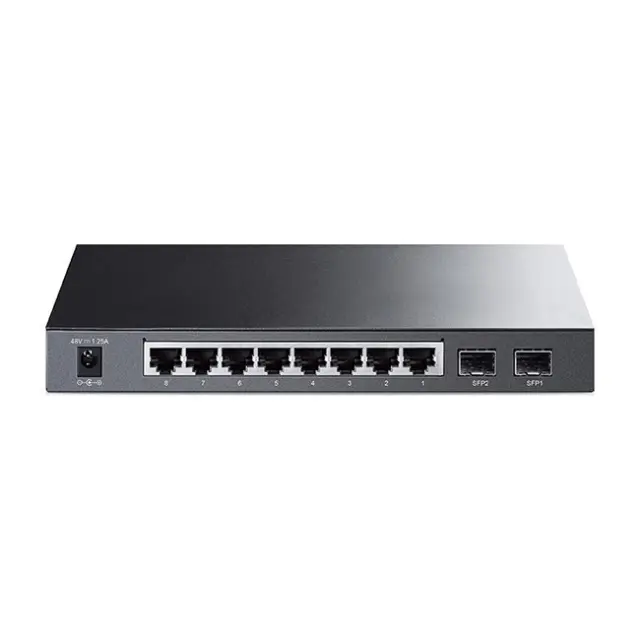 TP-Link JetStream 8-Port Gigabit Smart PoE+ Switch with 2 SFP Slots V5 (SG2210P) (TPTL-SG2210P) 2