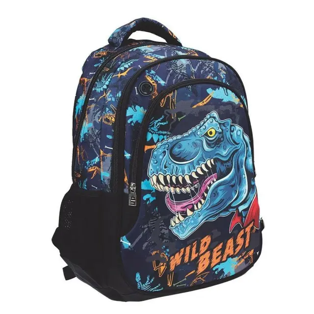 Τσάντα Πλάτης Δημοτικού BMU Wild Dino Beast / 357-07031 (Back Me Up)