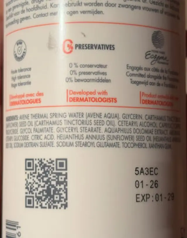 Avène Eau Thermale XeraCalm A.D Κρέμα Αναπλήρωσης Λιπιδίων 400ml 2