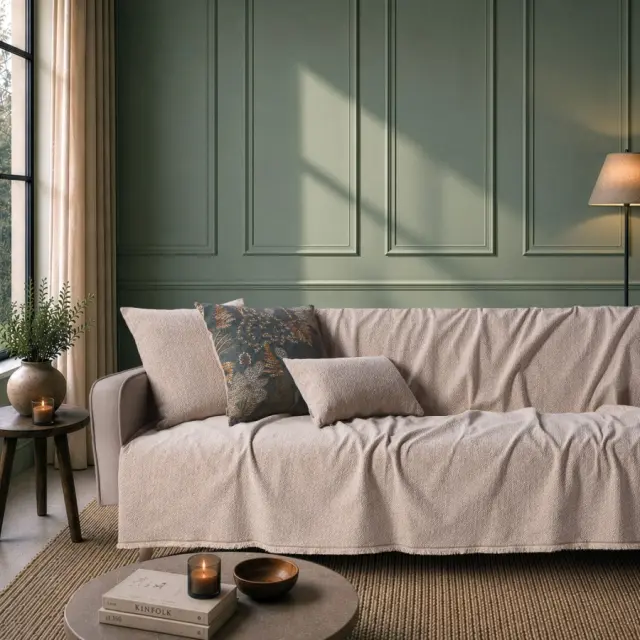 Ριχτάρι Dayton 02 Beige TEORAN Μονοθέσιο 180x150cm 2