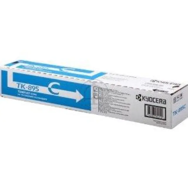 Kyocera TK-895C Γνήσιο Toner Laser Εκτυπωτή Κυανό 6000 Σελίδων (1T02K0CNL0)