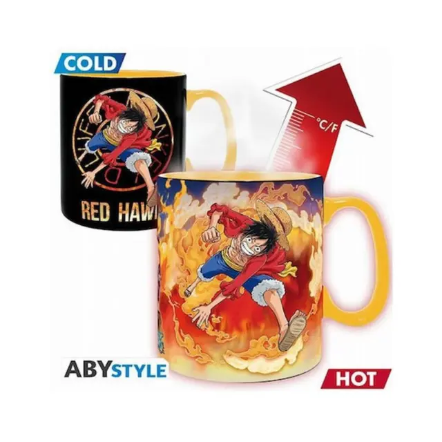 Κουπα Abysse One Piece - Luffy + Sabo Heat Change Mug (460ml) (ABYMUGA445)