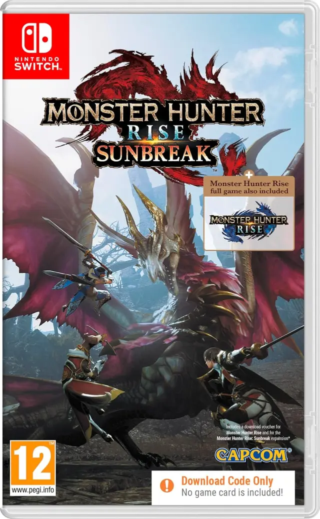Monster Hunter Rise Sunbreak (CIAB) - Nintendo Switch download code only